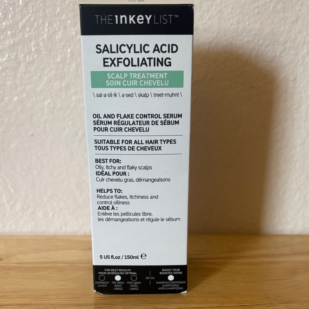 The Inkey List Salicylic Acid Scalp Treatment  NIB